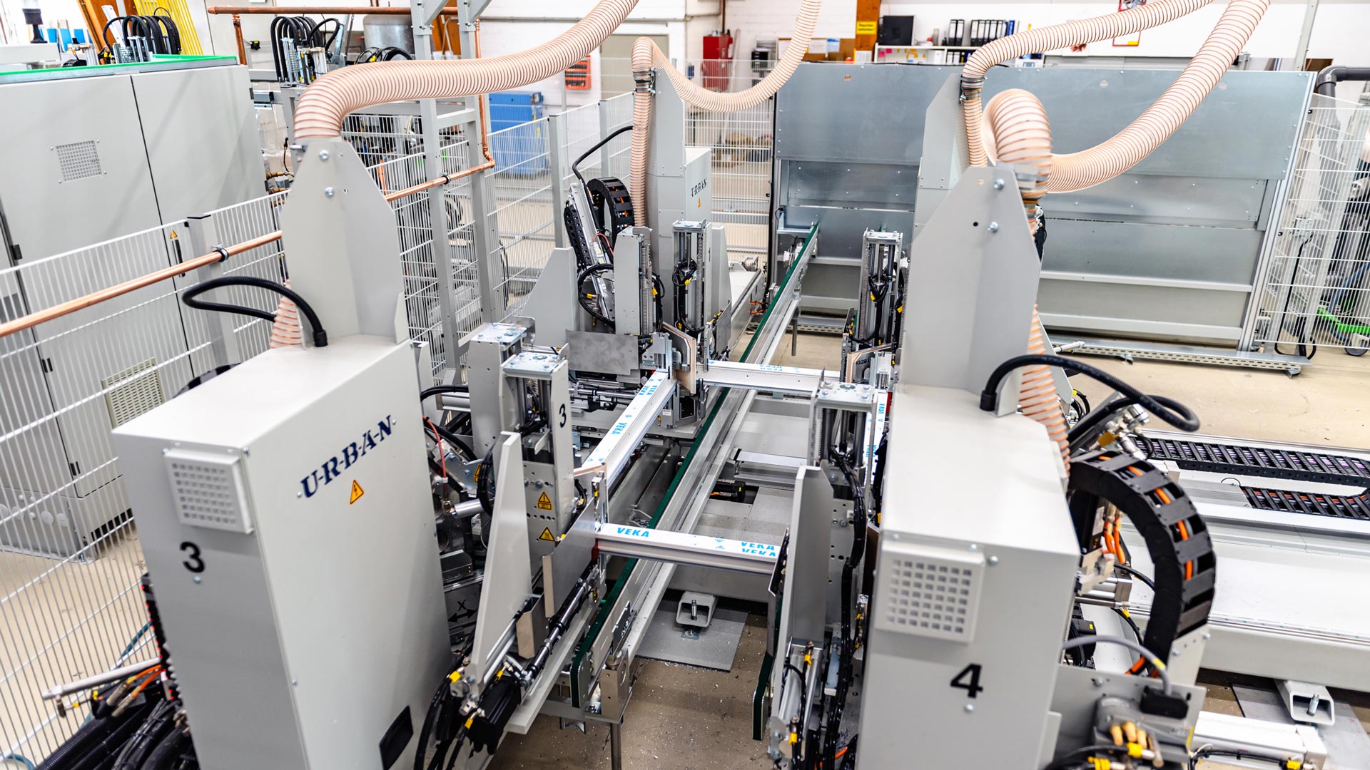 Automatisierte Fertigung von Kunststofffenstern