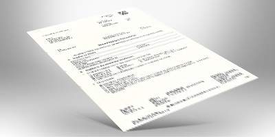 Steuerbescheinigung des Finanzamts Hamm